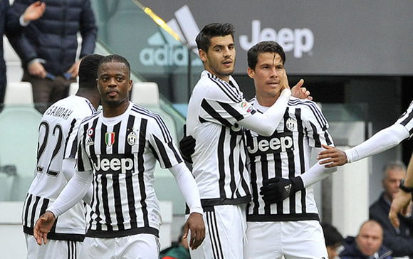 Juventus 2 - 0 Carpi: Juventus celebrate Serie A triumph by beating battling Carpi