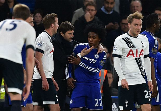 Chelsea 2-2 Tottenham: Hazard hands Leicester the title