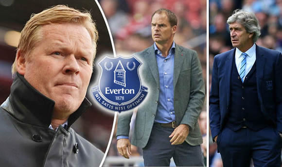 Everton eye Koeman after Martinez departure: De Boer and Pellegrini under consideration