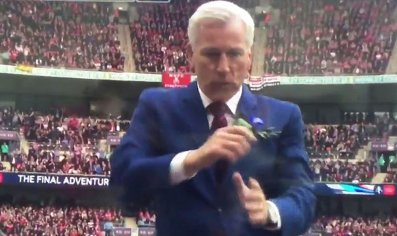 Alan Pardew dancing is the best thing to happen in an FA Cup final