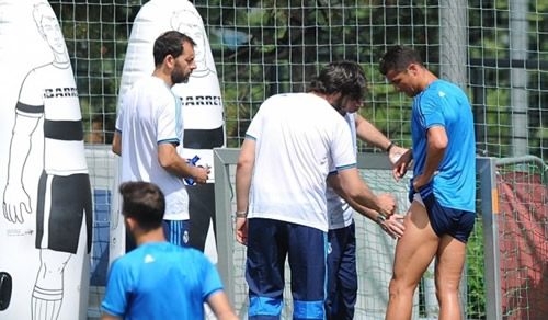 Ronaldo clams injury fears