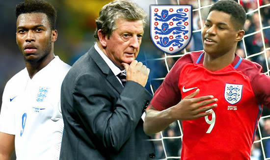 England boss Roy Hodgson's Euro 2016 problem: Marcus Rashford and Daniel Sturridge?
