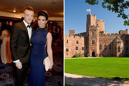 Leicester fans try and score like Vardy in hotel where star got married