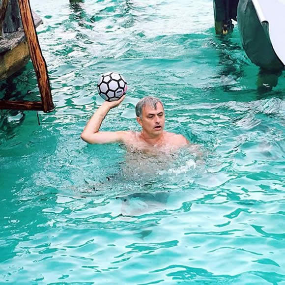 Jose Mourinho takes a break from Man Utd transfer business
