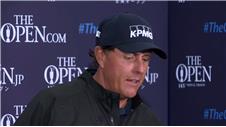 Mickelson playing stress-free golf at the Open