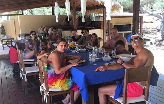 Cristiano Ronaldo enjoying his time off in Ibiza
