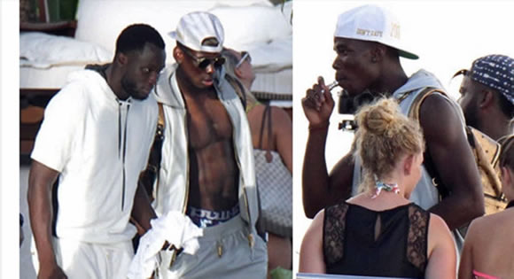 Pogba spotted vaping in Miami