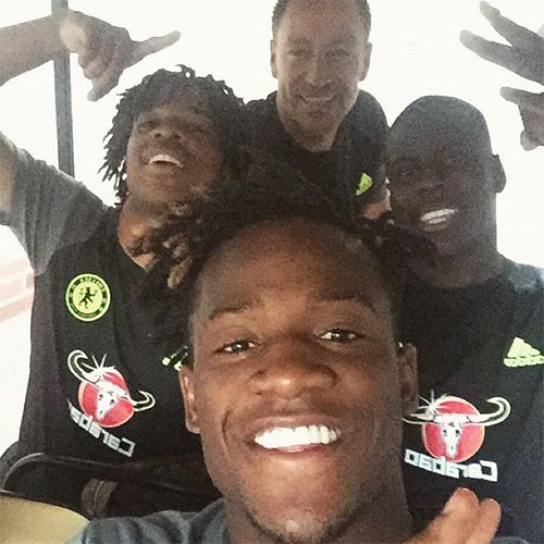 New Chelsea signing all smiles with Terry, Zouma