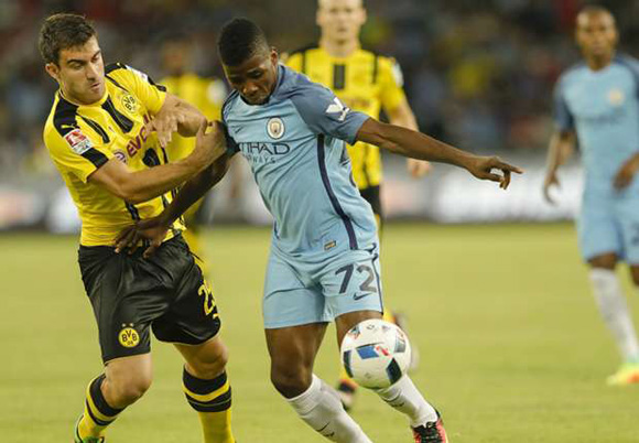 Borussia Dortmund 1 - 1 Manchester City: Pep Guardiola opens Manchester City account with penalty win over Dortmund