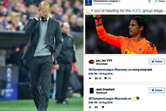 Uefa Champions League accidentally tells fans to 'f*** off' on Twitter