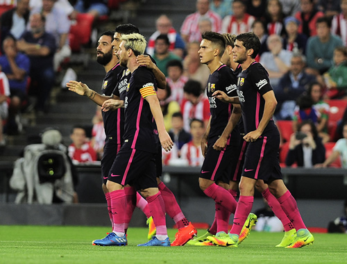 Athletic Bilbao 0 - 1 Barcelona: Ivan Rakitic's first-half header maintains Barcelona's winning start