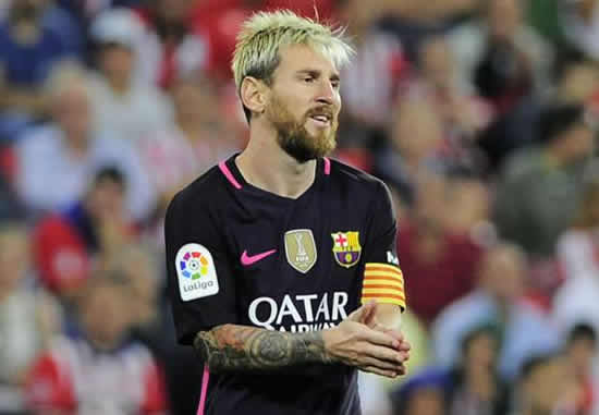 Barcelona reveals Messi hamstring injury