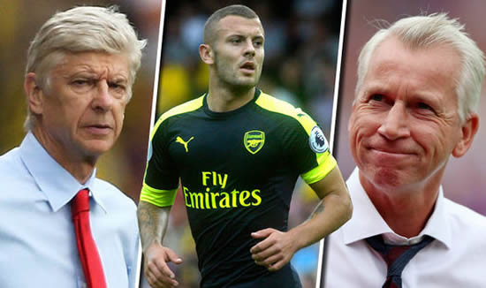 Jack Wilshere looks set to choose Crystal Palace after meeting with Alan Pardew