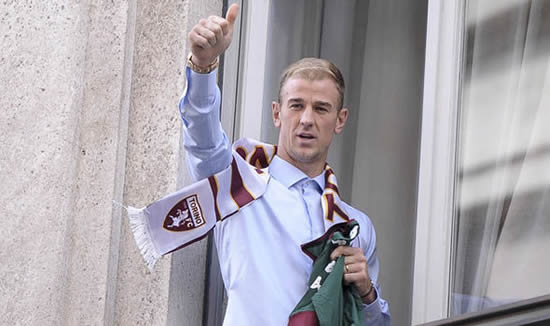 Joe Hart to re-join England squad after receiving hero's welcome in Turin
