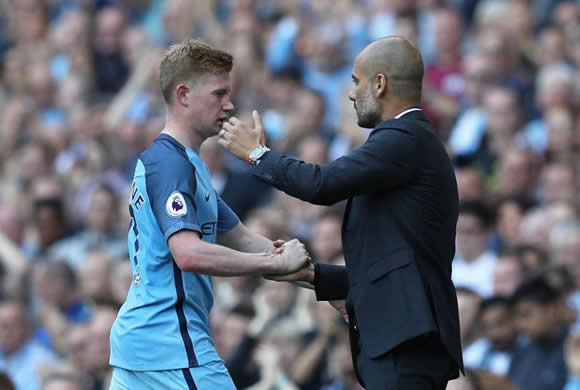 De Bruyne out for four weeks