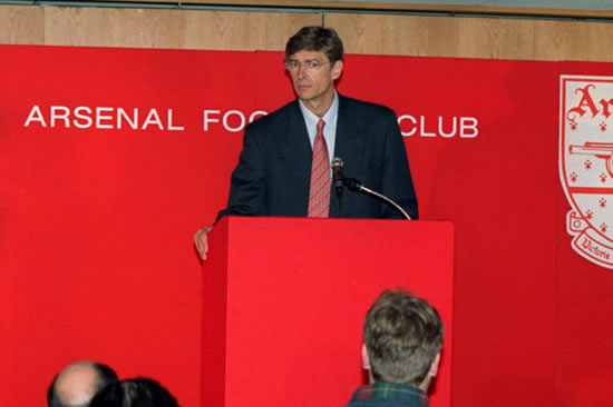 Arsene Wenger explains why Arsenal took a huge gamble appointing him manager
