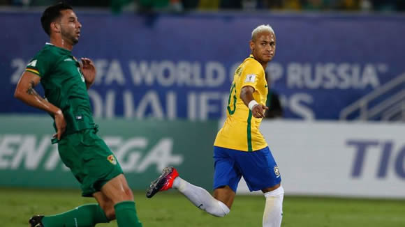Neymar, Brazil dazzle against Bolivia; Uruguay cruise; Argentina held