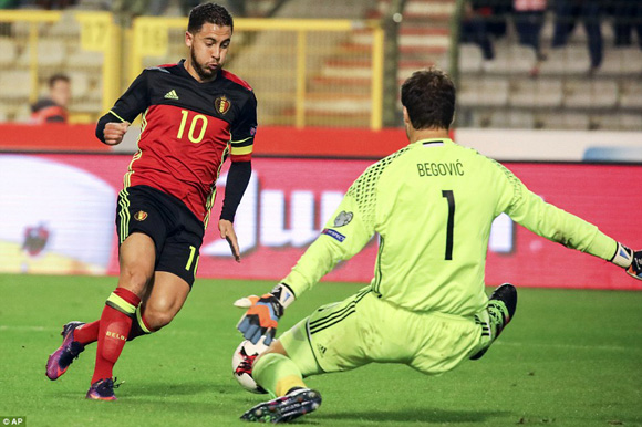 Belgium 4 - 0 Bosnia and Herzegovina: Belgium continue perfect start against Bosnia and Herzegovina