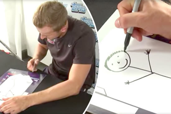Tottenham's Harry Kane does AWFUL teammate drawing – but who is it?