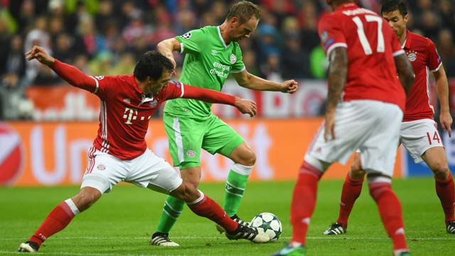 Bayern 4-1 PSV: Muller, Lewandowski & Robben on target in simple win