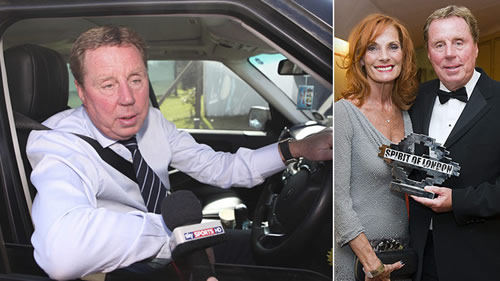 Former West Ham and Tottenham boss Harry Redknapp runs over wife in freak accident