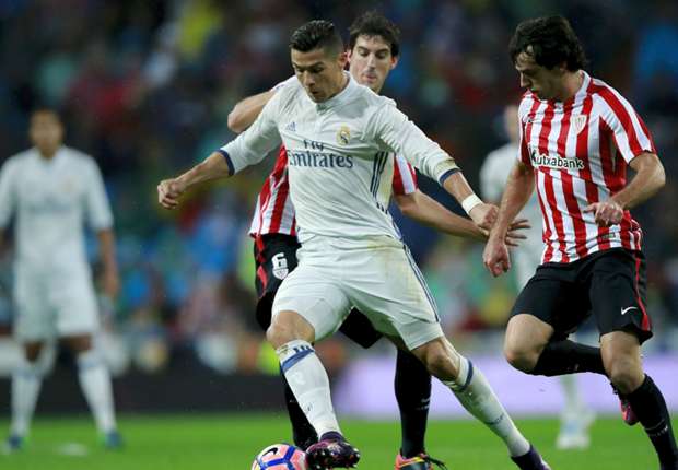 Real Madrid 2-1 Athletic: Morata bundles home to sent hosts top