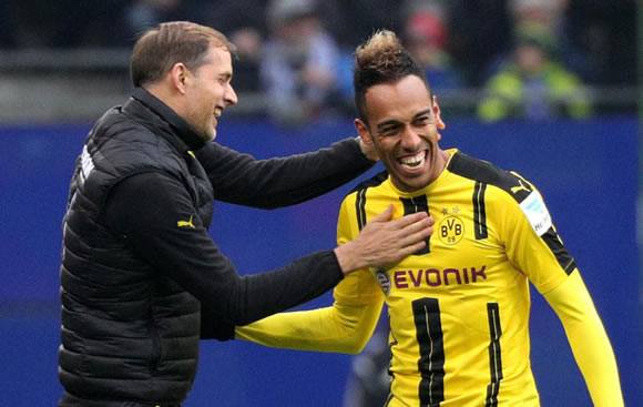 Dortmund's Aubameyang apologises with four-goal display