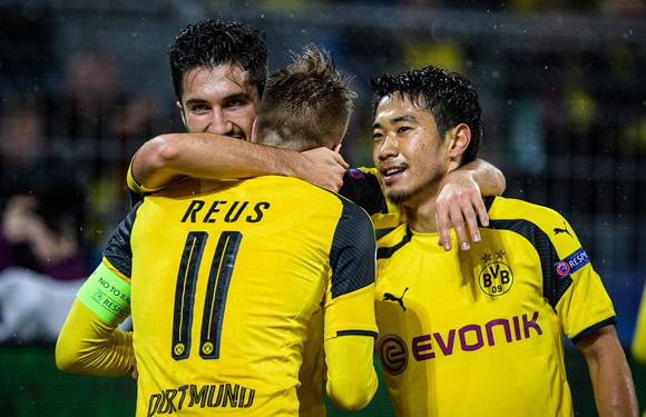 Borussia Dortmund 8 - 4 Legia Warszawa: Marco Reus scores three as Borussia Dortmund and Legia Warsaw make European history