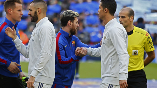 Cristiano Ronaldo And Lionel Messi Share Bromantic Moment At El Clasico