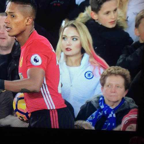 Chelsea fan spotted at Man United jokes about being spotted on Instagram