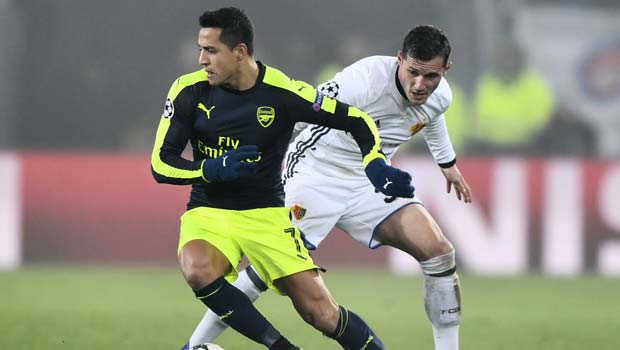 Basel 1-4 Arsenal: Perez hat-trick seals top spot for Gunners