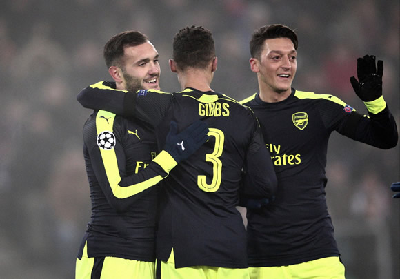 Basel 1 - 4 Arsenal: Arsenal win Group A in the Champions League after big win in Basel