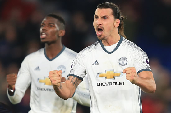 Crystal Palace 1 - 2 Manchester United: Zlatan Ibrahimovic seals late win for Manchester United