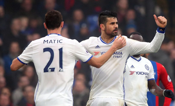 Crystal Palace 0 - 1 Chelsea FC: Diego Costa on target again as Chelsea secure 11th successive league win
