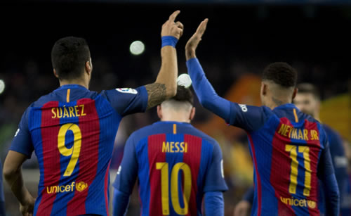 Barcelona 4 - 1 Espanyol: Luis Suarez bags brace as Lionel Messi-inspired Barcelona hammer Espanyol
