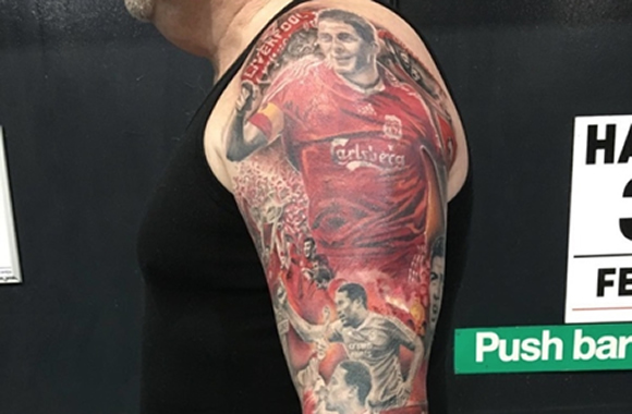 Liverpool Fans Gets Incredible Club Legends Tattoo On His Arm