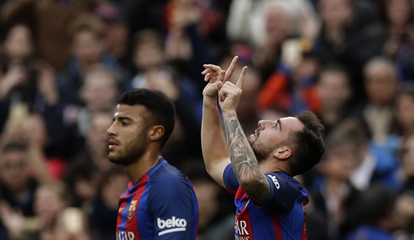 Barcelona 3 - 0 Athletic Bilbao: Barcelona sweep aside Athletic Bilbao to close in on Real Madrid