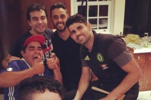 Diego Costa dishes out a painful punishment to a friend (Video)