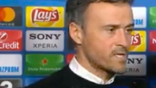 WATCH: Luis Enrique Snaps At Reporter After Barcelona's 4-0 Defeat To PSG