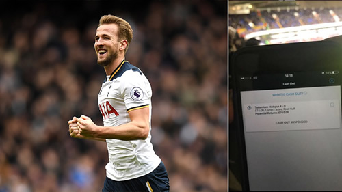 Spurs fan makes schoolboy mistake on betting app - accidentally wins bet
