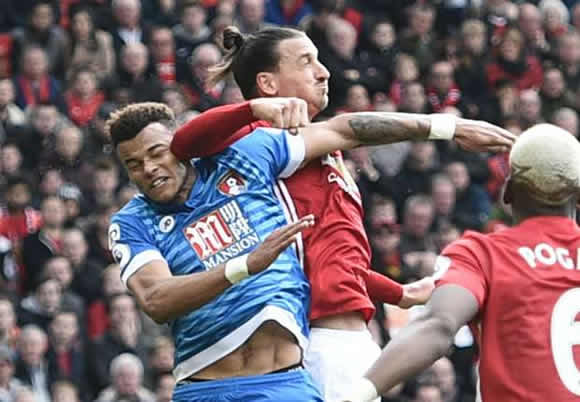 Ibrahimovic: Unfortunately Mings jumped into my elbow