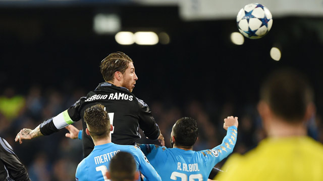 Napoli 1-3 Real Madrid (agg 2-6): Ramos double sends Merengue into quarters