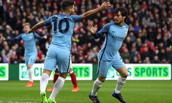Middlesbrough 0 - 2 Manchester City: Sergio Aguero strikes again as Manchester City reach FA Cup semi-finals
