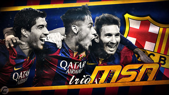 7M Exclusive - Barcelona MSN trio