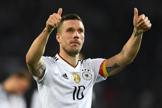Germany 1 England 0: Lukas Podolski seals perfect farewell to down Southgate's Lions