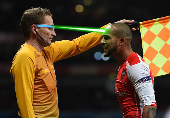 FA to trial 'laser glasses' for linesmen to show offside lines across the pitch