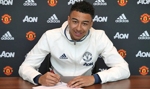 Confirmed: Jesse Lingard signs new four-year contract at Manchester United