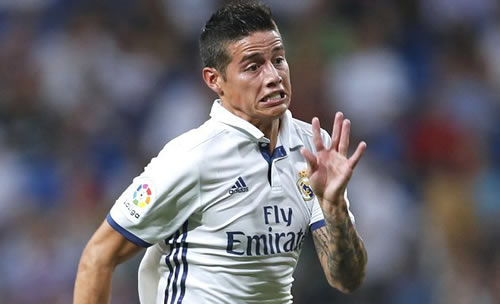 Real Madrid attacker James on Zidane: Motherf*****r doesn't even play me the whole match...