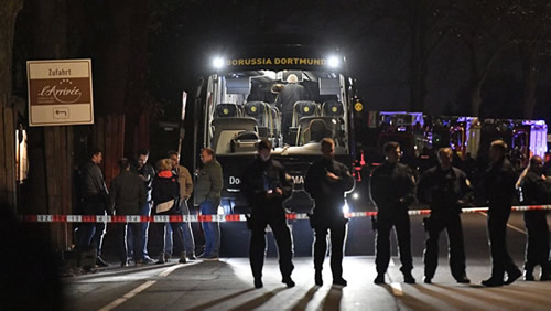 Borussia Dortmund game called off after bomb explosions hit team bus