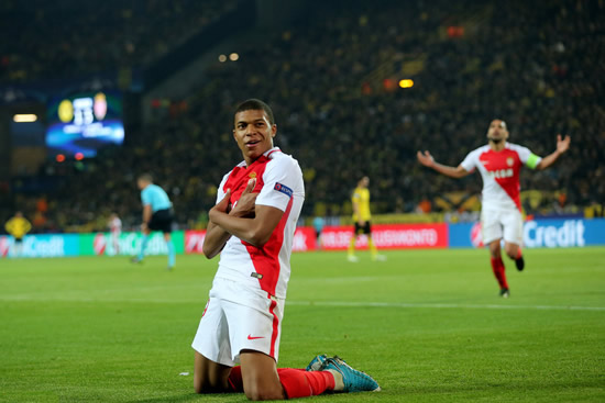 Borussia Dortmund 2 - 3 Monaco: Monaco claim advantage from rescheduled five-goal thriller at Borussia Dortmund